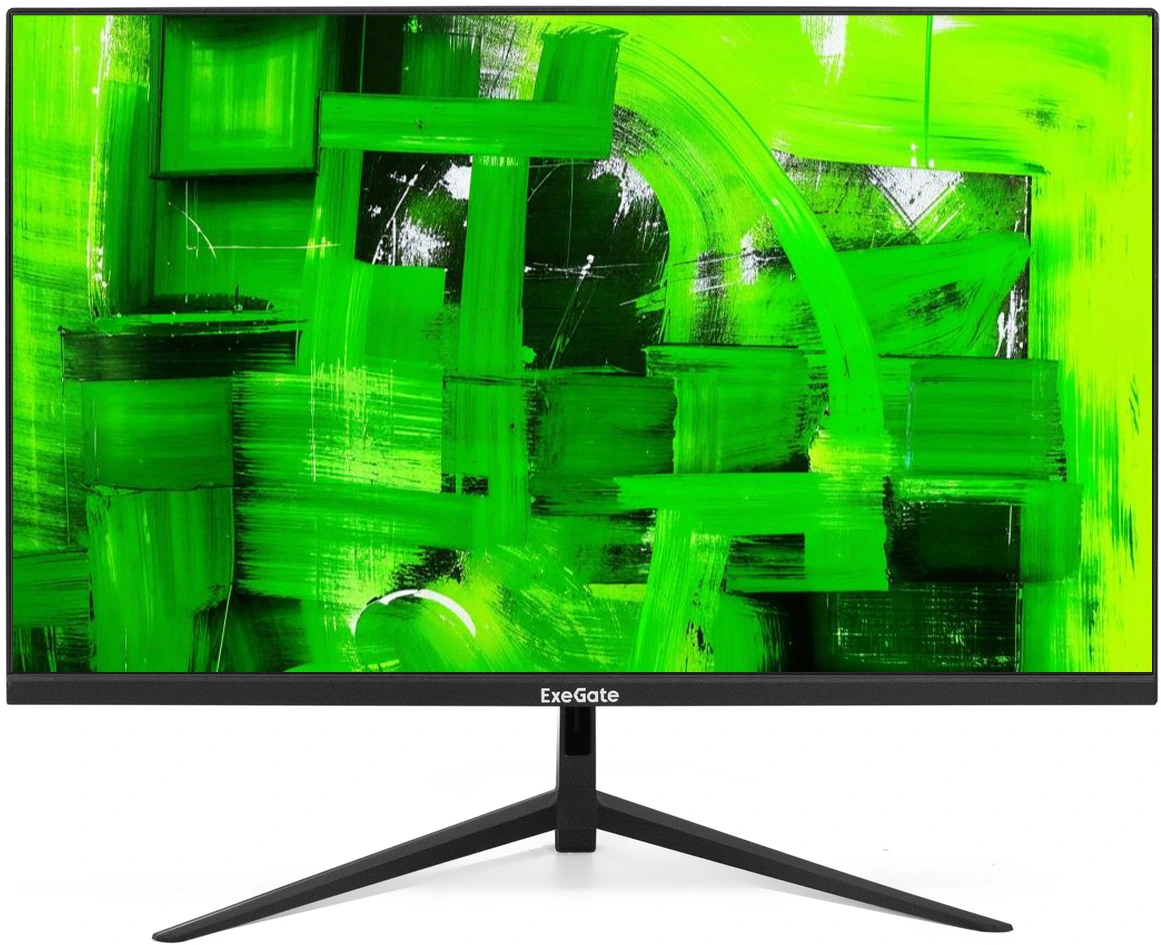 Монитор 27" ExeGate ProSmart EZ2707TA IPS 1920x1080, 75 Гц, 5 мс, 16:9, 250 кд/м², 1xHDMI, 1xDisplayPort, VGA, Flicker Free, Low Blue Light, черный