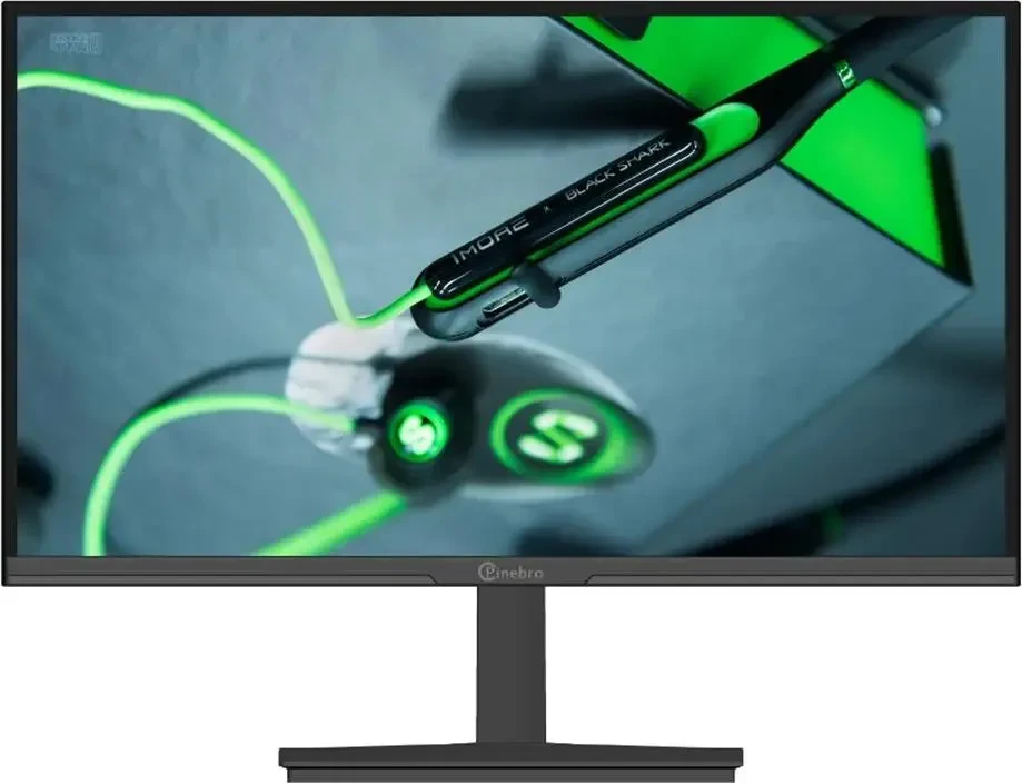 Монитор 23.8" Pinebro MF-2404D IPS 1920x1080, 75 Гц, 5 мс, 16:9, 250 кд/м², HDMI, DP 1.4, VGA, 3.5 Jack, динамики, FreeSync, черный
