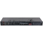 Коммутатор Dahua DH-S3228-24GT-240, 24×1 Гбит/с PoE+ + 2×1 Гбит/с + 2×1 Гбит/с SFP, неуправляемый