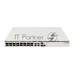Коммутатор MikroTik CRS520-4XS-16XQ-RM, 2×10 Гбит/с RJ-45 + 4×25 Гбит/с SFP28 + 16×100 Гбит/с QSFP28, управляемый