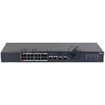 Коммутатор Dahua DH-CS4220-16GT-190, 2×1 Гбит/с + 2×1 Гбит/с Combo, управляемый