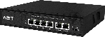 Passive PoE коммутатор Fast Ethernet на 6 портов. Порты: 4 х FE (10/100 Base-T, 52V 4,5(+) 7,8(–)) совместимы с PoE (IEEE 802.3af/at), 2 x FE (10/100 Base-T) Uplink. Совместим со стандартами PoE IEEE 802.3af/at. Мощность PoE на порт - до 30W. Поддержка режима CCTV: Увеличение расстояния передачи данных и питания до 250м. Встроенная грозозащита 3кВ. Питание: AC100-240V (80W) Встроенный БП. Размеры (ШхВхГ): 168x32x93мм. Рабочая температура: 0...+50 гр. С