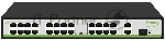 Коммутатор Tiandy TC-P3S027 Spec:H/2421/AT/260, 24×100 Мбит/с PoE + 2×1 Гбит/с Uplink + 1×1 Гбит/с SFP, неуправляемый