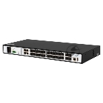 Коммутатор SNR SNR-S5210G-24FX-UPS, 20×1 Гбит/с SFP + 4×1 Гбит/с Комбо (RJ45/SFP) + 4×10 Гбит/с SFP+, управляемый