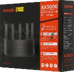 Двухдиапазонный Wi-Fi 6 роутер Tenda TX2L Pro AX1500, до 300 Мбит/с на 2,4 ГГц + до 1201 Мбит/с на 5 ГГц, LAN 3x1Gbит/с