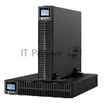 Источник бесперебойного питания (ИБП) Crusader Stabline RTIO-1000VA (1000Ва, 900Вт, 8xIEC320, LCD, USB type-B, 2xRJ45, чистая синусоида)