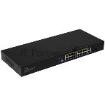 Коммутатор Cudy GS1018PS2, 16×1 Гбит/с, 2×1 Гбит/с Combo (RJ-45/SFP), 2×1 Гбит/с SFP