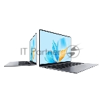 Ноутбук HONOR MagicBook X 16 серый 5301ALXS Intel Core i3 1315U/8Gb/SSD 512Gb/16";/IPS/FHD+/60Hz/NoOS