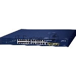 Коммутатор PLANET GS-4210-24T4S, 24×1 Гбит/с + 4×1 Гбит/с SFP, управляемый