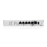 Межсетевой экран Zyxel USG FLEX 50HP с подпиской Gold на 1 год (AV, CF, IDP/DPI, Sandboxing, SecuReporter), 1xRJ-45: 1G PoE+ (LAN/WAN), 4xRJ-45: 1G (LAN/WAN), 1xUSB3.0 **