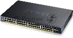 Коммутатор Zyxel XGS1935-52HP, 48×1 Гбит/с (PoE) + 4×10 Гбит/с SFP+, управляемый