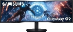 Монитор 49" Samsung Odyssey G9 S49FG916EIXCI VA 5120x1440, 144 Гц, 1 мс, 32:9, 350 кд/м², 2xHDMI 2.1, DP 1.4, 3.5 Jack, USB Hub (2x USB 3.0), FreeSync, изогнутый экран (1000R), черный