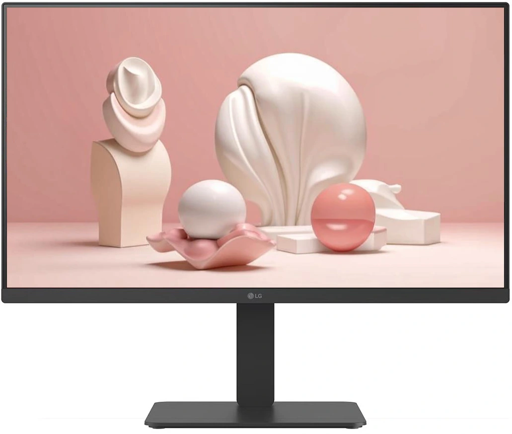 Монитор 27" LG 27BA65QB-B IPS 2560x1440, 100 Гц, 5 мс, 16:9, HDR10, 350 кд/м², DisplayPort, HDMI 2.0, USB-C (65 Вт), встроенные динамики, Flicker Free, Low Blue Light, регулировка по высоте, поворот на 90 градусов, черный