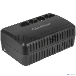 Источник бесперебойного питания CyberPower BU850E NEW ИБП Line-Interactive, 850VA/425W, 4 EURO), 12В/7,2 А·ч х 1