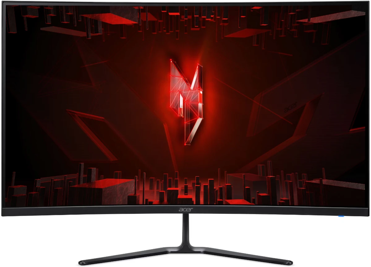 Монитор 31.5" Acer ED320QUS3bmiipx VA 2560x1440, 180 Гц, (1)5 мс, 16:9, 250 кд/м², 2xHDMI 2.0, DP, HDR10, FreeSync, изогнутый экран (1500R), динамики, черный
