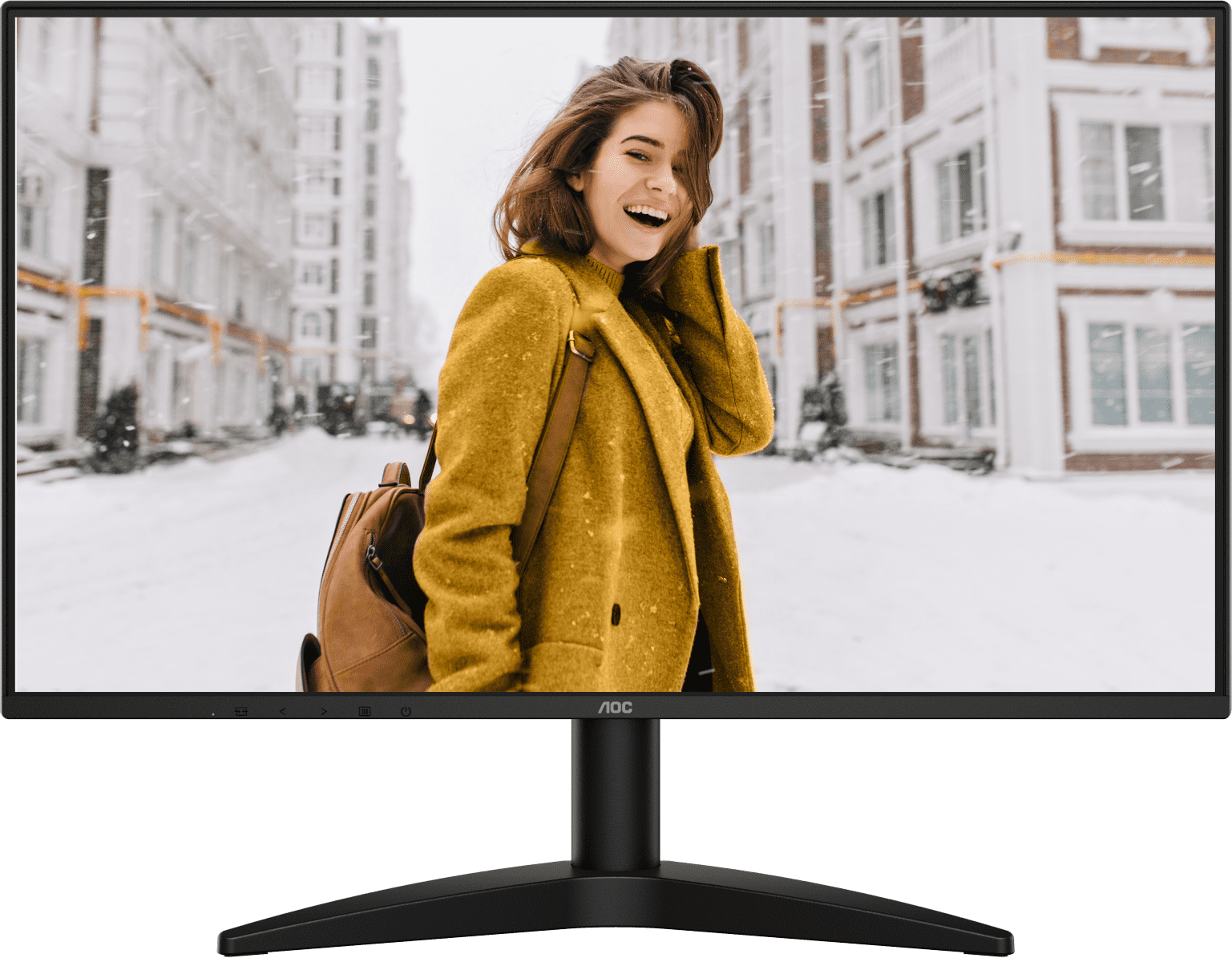Монитор 27" AOC 27B36H IPS 1920x1080, 100 Гц, 4 мс, 16:9, 250 кд/м², HDMI 1.4, VGA, черный