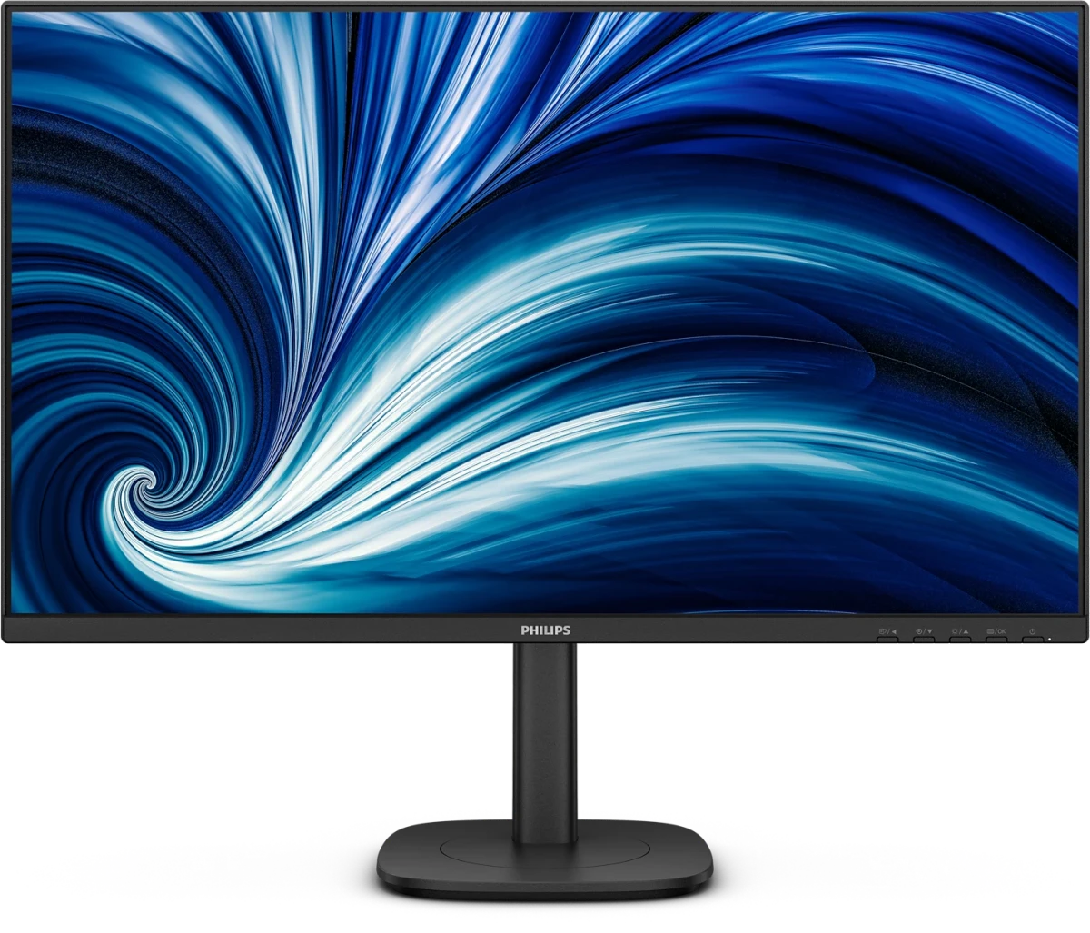 Монитор 27" Philips 27B2N3500J IPS 2560x1440, 120 Гц, 4 мс, 16:9, 350 кд/м², HDMI 2.0, DP 1.2, USB-C (90 Вт), 3.5 Jack, USB Hub (4x USB 3.2), Adaptive-Sync, черный