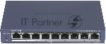 Коммутатор Hikvision DS-3E1309P-EI(O-STD)(B), 8×100 Мбит/с PoE + 1×1 Гбит/с, настраиваемый