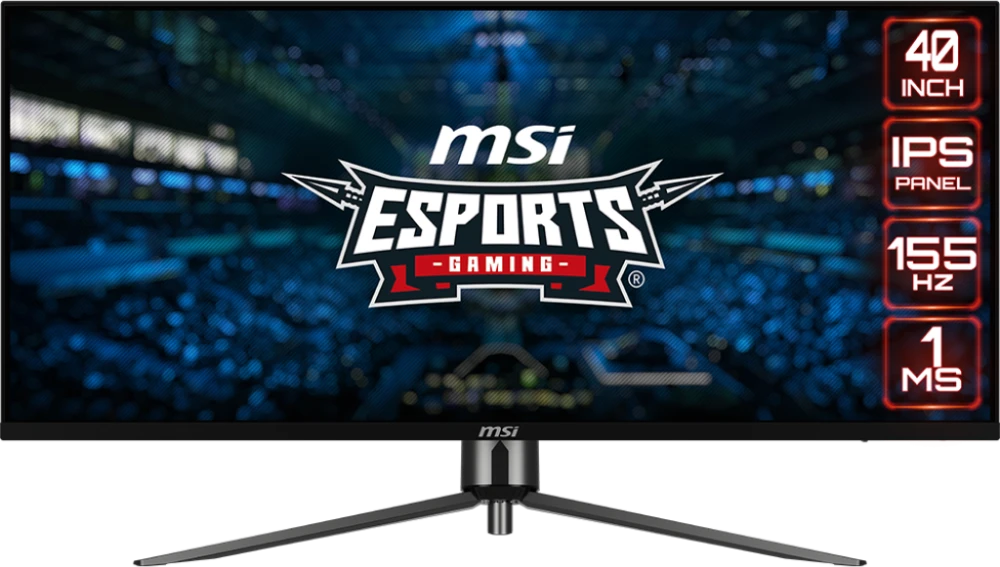 Монитор 40" MSI MAG 401QR 21:9 QWQHD(3440x1440) IPS Flat,1ms(MPRT), HDR 400, 1000:1,100M:1,400nit,178/178,2xHDMI 2.0,1xDP 1.4,USB-C,2xUSB 2.0 Type-A,USB 2.0 Type-B Tilt,VESA,155HZ,черный,1y war-ty
