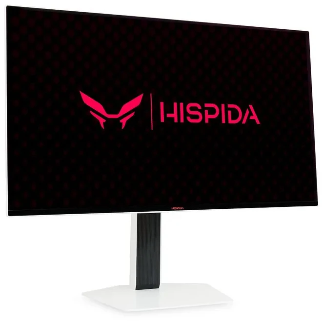Монитор 27" NERPA HISPIDA GI27Q28HE OLED 2560x1440, 280 Гц, 0.03 мс, 16:9, 250 кд/м², 2xHDMI 2.1, 2xDP 1.4, 3.5 Jack, FreeSync, Low Blue Light, VESA 100x100, черный/белый