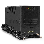 Источник бесперебойного питания ExeGate Power NB-650.LED.AVR.4C13.USB / 650 ВА / 390 Вт / 4 x IEC 320 C13