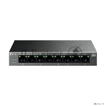 Коммутатор настольный TP-Link LS108GP с 8 гигабитными портами PoE+, 802.3af/at, бюджет PoE — 62 Вт, до 250 метров
