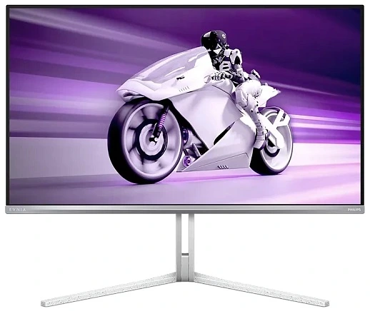 Монитор 31.5" Philips Evnia 32M2N8800 QD-OLED 3840x2160, 240 Гц, 0.03 мс, 16:9, 1000 кд/м², 2xHDMI 2.1, DP 1.4, USB Hub (2x USB), 3.5 Jack, G-Sync, Adaptive-Sync, динамики (2x5 Вт), VESA 100x100, белый