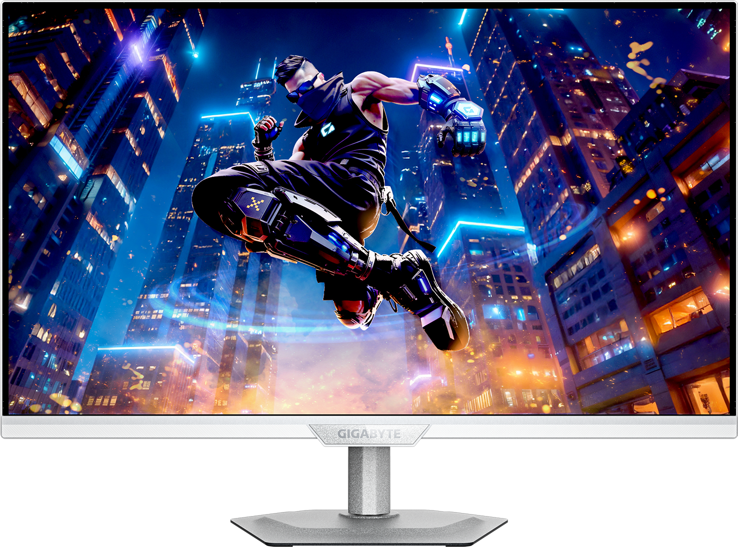 Монитор 27" Gigabyte M27UP EK IPS 3840x2160, 160 Гц, 1 мс, 16:9, 350 кд/м², 2xHDMI 2.1, DP 1.4, USB-C, USB Hub (4x USB 3.2), 3.5 Jack, динамики (2x5 Вт), DisplayHDR 400, FreeSync Premium, G-Sync Compatible, VESA 100x100, черный