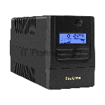 Источник бесперебойного питания ExeGate Smart LB-850.LCD.AVR.4C13 (850VA/510W, LCD, AVR, 4*C13, батарея 12V 9Ah, Black)
