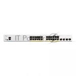 Коммутатор Cisco Catalyst C1200-24P-4X, 24×1 Гбит/с + 4×10 Гбит/с SFP+, управляемый