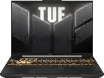 Ноутбук ASUS TUF F16 FX608JMR-RV170 16"(1920x1200 (матовый, 165Hz) IPS)/Intel Core i5 14450HX (2.4Ghz)/16Gb/512PCISSDGb/noDVD/Ext:nVidia GeForce RTX 5060(8192Mb)/Cam/BT/WiFi/90WHr/war 1y/2.2kg/Jaeger Gray/DOS