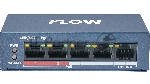 Коммутатор iFLOW F-SW-EU205POE-V/L, 4×100 Мбит/с PoE + 1×100 Мбит/с LAN, неуправляемый