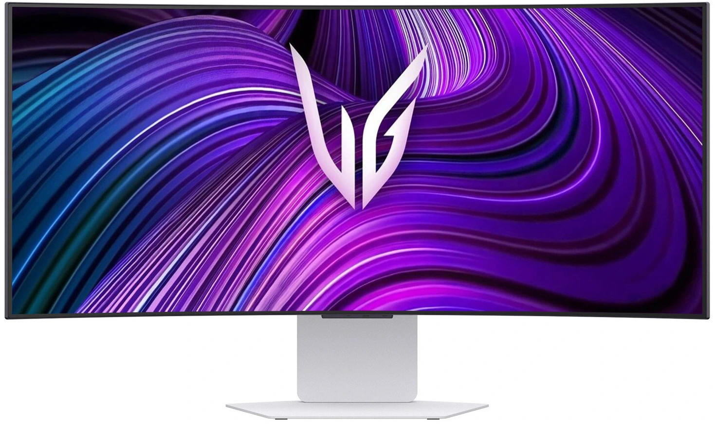 Монитор 39" LG UltraGear 39GX90SA-W OLED 3440x1440, 240 Гц, 0.03 мс, 21:9, 1300 кд/м² (пиковая), 2×HDMI 2.1, DP 1.4, USB-C (65 Вт PD), 3.5 Jack, динамики (2×7 Вт), DisplayHDR True Black 400, FreeSync Premium, G-Sync Compatible, изогнутый (800R), белый