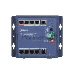 Коммутатор Dahua DH-CHS4110-8ET-90-F, 8×100 Мбит/с + 1×1 Гбит/с, управляемый