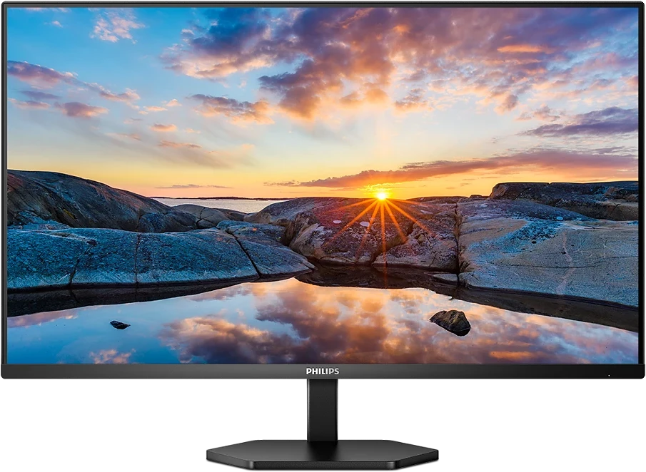 Монитор 31.5" Philips 32E1N3500 IPS 2560x1440, 100 Гц, 4 мс, 16:9, 350 кд/м², 2xHDMI 2.0, DP 1.4, 3.5 Jack, HDR10, Adaptive-Sync, черный
