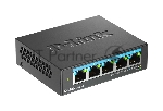 Коммутатор D-Link DMS-105/A2A, 5×2.5 Гбит/с, неуправляемый