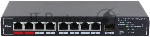 Коммутатор Dahua DH-SMG1009XP, 8×2.5 Гбит/с RJ45 + 1×10 Гбит/с SFP+, неуправляемый