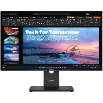 Монитор 27" Lenovo T27QD-40 IPS 2560x1440, 120 Гц, 4 мс, 16:9, 350 кд/м², HDMI, DP 1.4, DP Out, USB-C, USB Hub, HDR10, черный