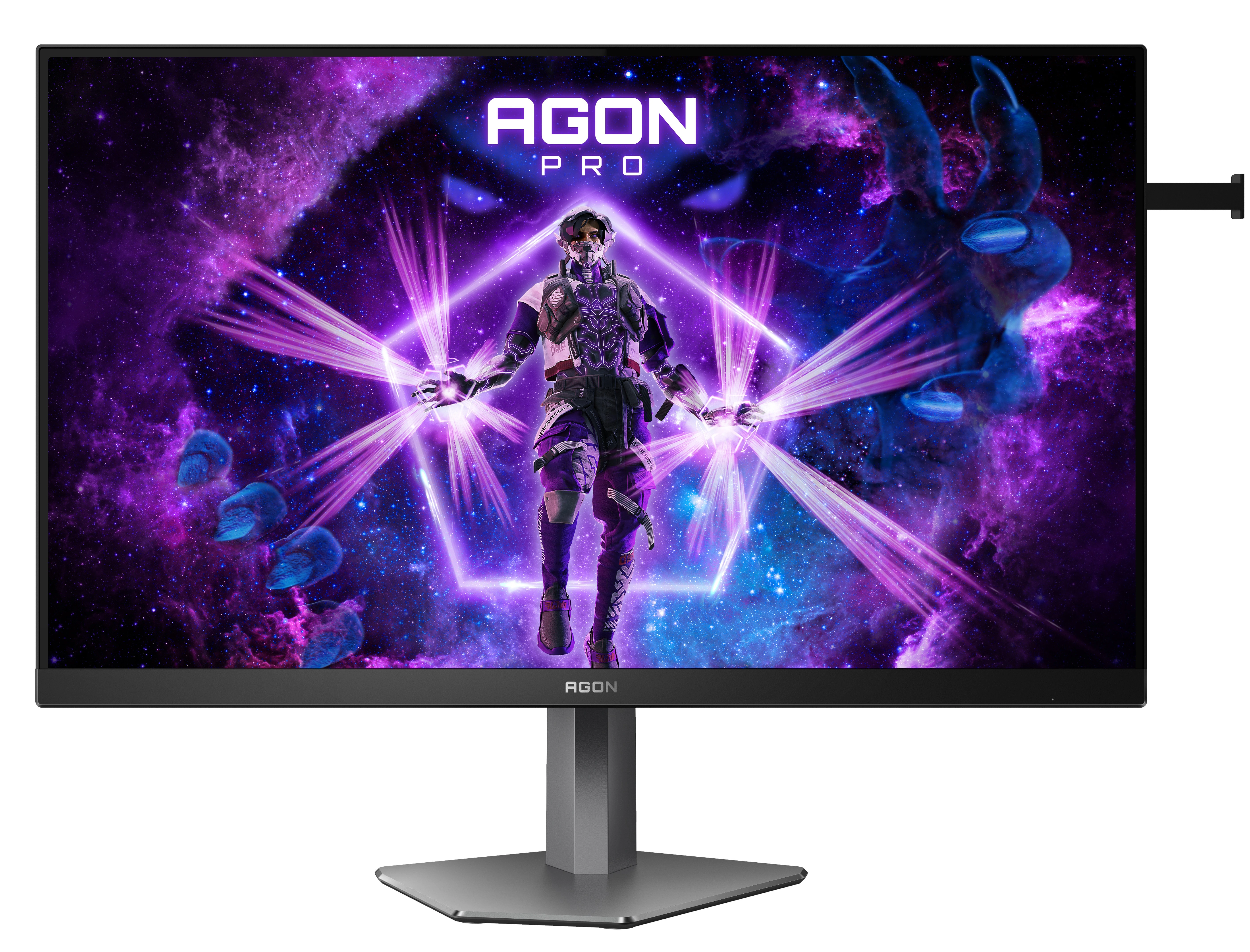 Монитор 24.1" AOC AGON PRO AG246FK6 TN 1920x1080, 540 Гц, 0.5 мс, 16:9, 400 кд/м², 2xHDMI 2.0, DP 1.4, 3.5 Jack, USB Hub (4x USB), HDR10, FreeSync Premium, черно-серый