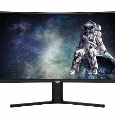Монитор 31.5" Dahua DHI-LM32-E330CA VA 2560x1440, 180 Гц, 1 мс, 16:9, 300 кд/м², 2xHDMI 2.0, 2xDP 1.4, 3.5 Jack, HDR10, изогнутый экран (1500R), черный