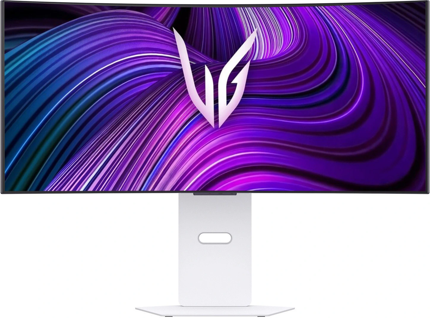 Монитор 34" LG UltraGear 34GX90SA-W OLED 3440x1440, 240 Гц, 0.03 мс, 21:9, 1300 кд/м² (пиковая), 2×HDMI 2.1, DP 1.4, USB-C (65 Вт PD), USB Hub, 3.5 Jack, динамики (2×7 Вт), DisplayHDR True Black 400, FreeSync Premium, G-Sync Compatible, изогнутый (800R), белый