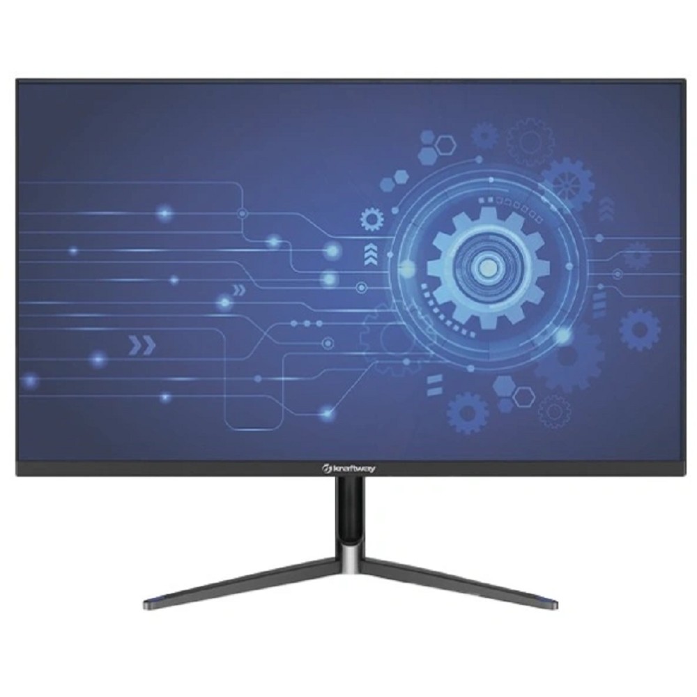 Монитор 27" Kraftway KraftView KV-470-01q IPS 2560x1440, 75 Гц, 5 мс, 16:9, 300 кд/м², HDMI, DP, USB-A 2.0, 3.5 Jack, динамики, HDR10, FreeSync, черный