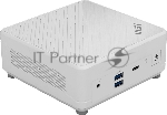 Неттоп MSI Cubi 5 1M-616XRU Core 7 150U (1.8) 16Gb SSD1Tb Graphics CR без ОС 2xGbitEth WiFi BT белый (9S6-B0A822-616)