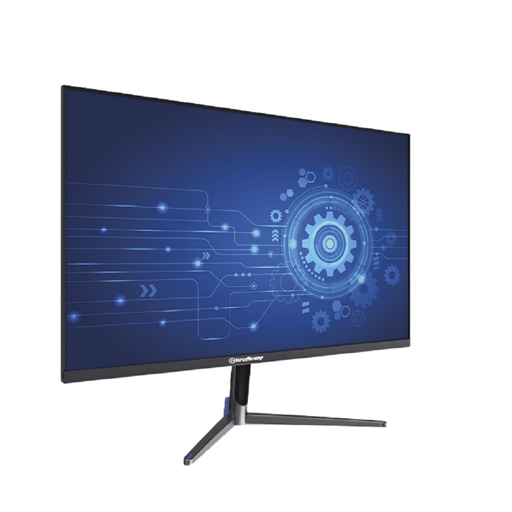 Монитор 27" Kraftway KraftView KV-470 IPS 1920x1080, 60 Гц, 5 мс, 16:9, 250 кд/м², VGA, HDMI, DP, 3.5 Jack, динамики, HDR10, FreeSync, черный, в реестре Минпромторга