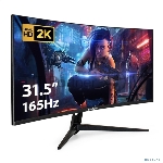 Монитор 31.5" ExeGate Combat EC3200TA VA 2560x1440, 165 Гц, 5 мс (GtG), 16:9, 300 кд/м², изогнутый (1500R), 2×HDMI 2.0, 2×DP, 3.5 Jack, динамики (2×3 Вт), RGB-подсветка, FreeSync, черный