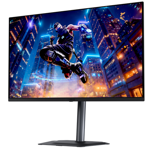 Монитор 32" Gigabyte MO32U2 EK QD-OLED 3840x2160, 240 Гц, 0.03 мс, 16:9, 1000 кд/м² (пиковая), 2×HDMI 2.1, DP 1.4, USB-C (18 Вт PD), USB Hub (2×USB 3.2 + 1×USB-B), 3.5 Jack, динамики (2×5 Вт), DisplayHDR True Black 400, FreeSync Premium Pro, G-Sync, черный