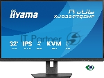 Монитор 32" Iiyama ProLite XUB3297QSNP-B1 IPS QHD, 100 Гц, 1 мс (MPRT), 16:9, 350 кд/м², HDMI 2.0, DP 1.4, USB-C (95 Вт PD), встроенные динамики (2x2.5 Вт), KVM-модуль, поворотная подставка, черный
