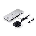 Коммутатор ZYXEL GS1200-10V3-EU0101F, 8×1 Гбит/с + 2×SFP, управляемый