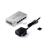 Коммутатор ZYXEL GS1200-5V3-EU0101F, 5×1 Гбит/с, управляемый
