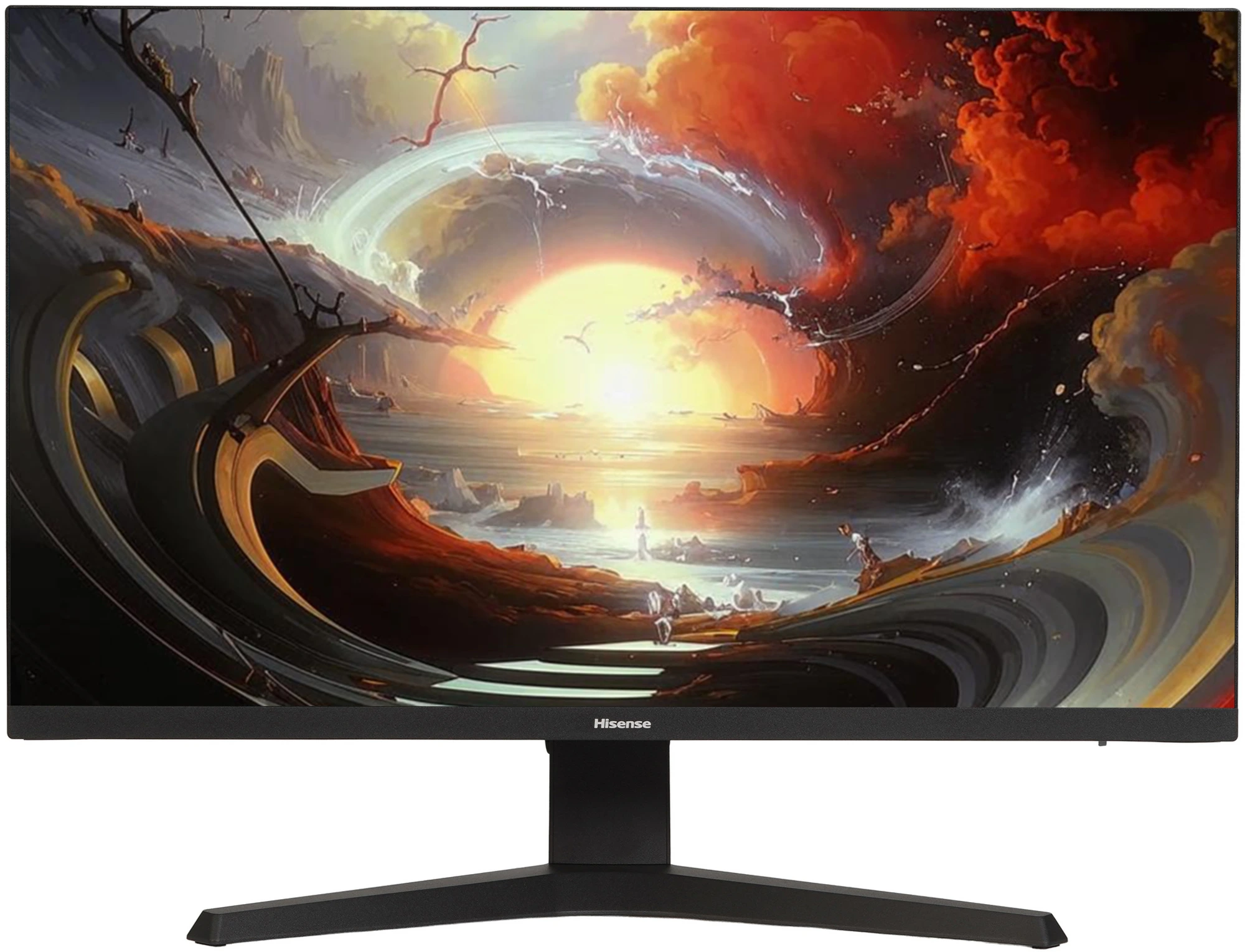 Монитор 27" Hisense 27G6Q PRO IPS 2560x1440, 320 Гц, 1 мс, 16:9, 320 кд/м², 2xHDMI, DisplayPort, HDR400, Flicker Free, Low Blue Light, RGB-подсветка, виртуальный прицел, стабилизатор черного цвета, регулировка по высоте, поворот на 90 градусов, черный